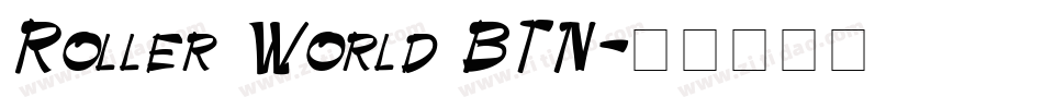 Roller World BTN字体转换